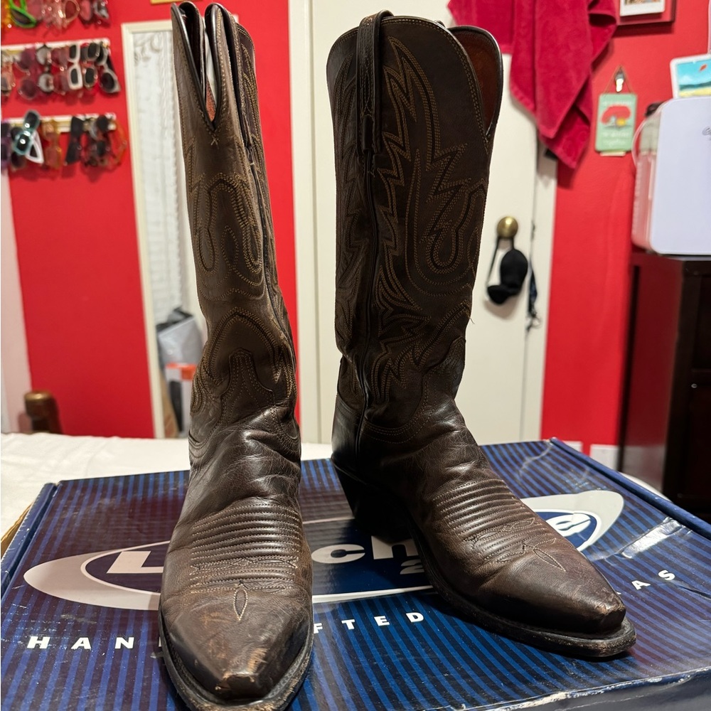 Luchese 2000 Women’s Leather Cowboy Boots Size 6